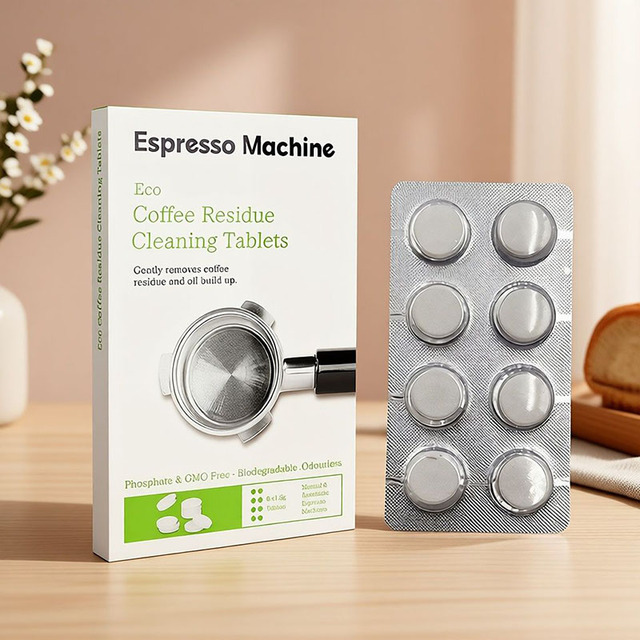 Oradess Coffee Machine Cleaning Tablets for Espresso Machines with Deep Descaling Oil Residue Removal Lemon Fragrance & Easy Use