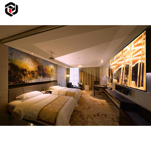Cabecera Clásica de Metal Tallado, Muebles de Hotel de Lujo Personalizables para <span class=keywords><strong>Ritz</strong></span> Carlton - Product Image 3