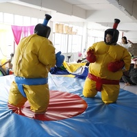 Combinaisons de lutte de sumo gonflables, jeux sportifs gonflables Gzfe - jeux sportifs gonflables - 109 pour adultes et enfants, haute qualité, 1,5 m de haut, une paire GZFE