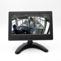 Monitor LCD IPS de 7 Pulgadas de Alto Brillo Personalizado, Conexión HDMI y VGA, Mini Monitor de Escritorio para PC, CCTV, con Altavoz