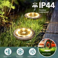 Lampe de jardin solaire à LED, étanche IP44, style plante, avec batterie intégrée, à brancher dans le sol, certifiée CE