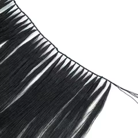 Extensions de cheveux chinois vierges bruts 100 % naturels, les plus vendues, de haute qualité, en plumes, tissage sans couture, faciles à installer