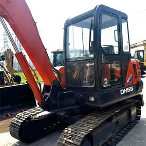 Mini-excavatrice Doosan DH55 d'occasion, modèle 2020, 5 tonnes, avec moteur, boîte de vitesses, pompe, roulement, en vente - Product Image 6