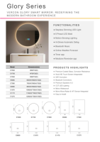 Miroir de salle de bain intelligent Vercon AI en gros : Haut-parleur Bluetooth, Météo en temps réel, Miroir de maquillage interactif étanche avec fonction anti-buée automatique