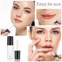 Tube de brillant à lèvres vide 4,5 ml 6 ml avec grand applicateur brosse, couleurs rose, noir, or, vert, blanc, argent – Nouvelle collection à succès