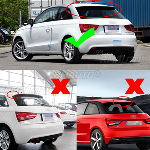 Alerón Trasero de Fibra de Carbono/FRP para Audi A1 8X PQ25 2 Puertas Hatchback 2010-2014, Accesorios de Estilo para Automóviles - Product Image 4