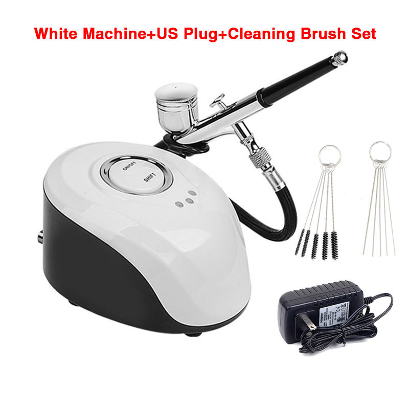 Machine blanche + prise américaine + ensemble de brosses de nettoyage