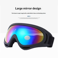 Lunettes de protection unisexes anti-sable, coupe-vent, anti-poussière pour cyclisme, moto électrique, ski, activités de plein air et tout-terrain
