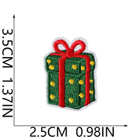 Patchs brodés thermocollants de Noël à motifs de dessins animés (pingouin, maison de neige, ours) pour vêtements, chapeaux et projets DIY, idéal comme cadeau de fêtes