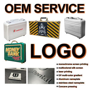 Estuches de transporte de aluminio para pantalla de pasatiempo de PC, estuche rígido con espuma, estuches de herramientas de aluminio para trabajo en red, juego de cajas de herramientas manuales - Product Image 5