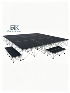 Outdoor Stage Platform system Aluminum Stage Aluminum Support Mobile Stage for Wedding Performance Exhibition Music Events - Product Image 2