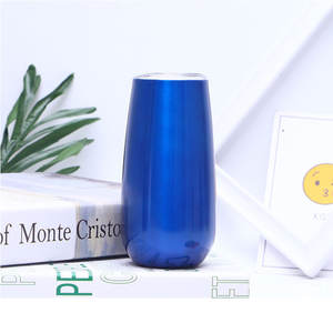 Flûtes à champagne thermos multicolores, gobelet à vin en acier inoxydable sans tige, 6oz, 180ml, offre spéciale - Product Image 3