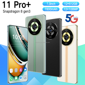 Chất lượng tốt 11 Pro + Android điện thoại 5g điện thoại thông minh HD OLED hiển thị 108mp sạc nhanh Android 13 điện thoại Android điện thoại - Product Image 5