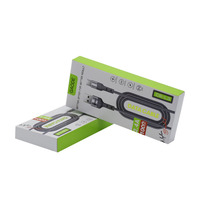 Boîtes personnalisées en papier avec câble de données à chargement rapide de 1m de type C Boîte d'emballage pour chargeur USB