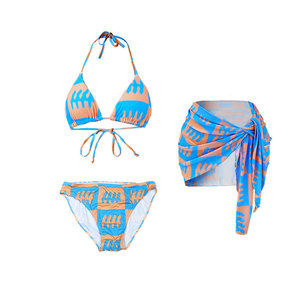 En stock usine : Maillot de bain sirène sexy en mousseline 3 pièces pour femme, avec shorty, idéal pour les vacances à la plage et les séances photo en bord de mer - Product Image 5