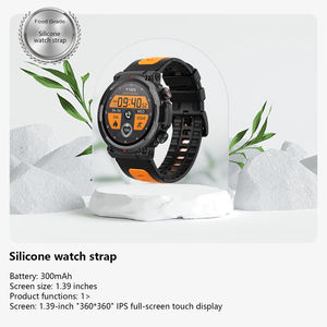 Montre intelligente 1 50 mm Écran tactile IPS pour appels 100 modes sportifs Fréquence cardiaque Oxygène sanguin Sommeil Surveillance de la santé féminine - Product Image 4