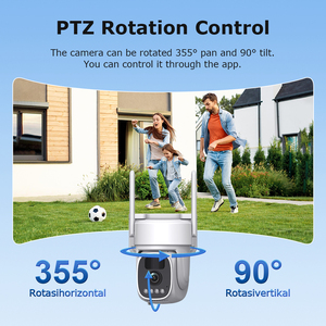 Outdoor IP66 <b>Security</b> CCTV Halow WIFI Home Hub Combo Kits 500M Signal WIFI Repeater PIR Human Detection Solar Battery PTZ <b>Camera</b> - Product Image 3