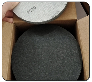 150mm Silicon Carbide Sandpaper with <strong>Hook</strong> <strong>Loop</strong> Backing Grit 10000 - Product Image 2