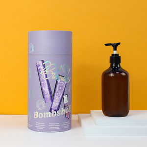 Boîte cylindrique en papier personnalisée de couleur violette pour l'emballage de cosmétiques et la présentation de cadeaux - Product Image 6