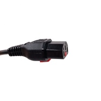 Cable de Alimentación CA con Enchufe Tipo N Brasileño a IEC C13 Bloqueable para Monitor/Computadora