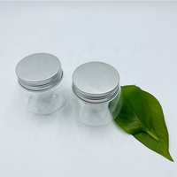 Pot en plastique transparent avec étiquette cosmétique, personnalisé, noir mat, 6 onces, 10g, 4 oz, blanc, rose, 150g, 10ml, 400 ml, 16oz