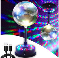 Lumière de scène LED d'intérieur pour discothèque, colorée, rotative à 360°, éclairage d'ambiance pour bars et soirées dansantes