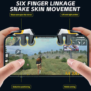 DY11 <b>Game</b> <b>Joystick</b> Handle Mobile Control Gaming Trigger Controller Fire Button Shooter <b>for</b> <b>Game</b> Pubg Call of Duty Apex - Product Image 6