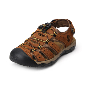 Sandalias Planas <span class=keywords><strong>de</strong></span> Verano 2026, para <span class=keywords><strong>Senderismo</strong></span>, Deportes al Aire Libre, Playa, Punta Cerrada, Transpirables, Antideslizantes, con Cierre <span class=keywords><strong>de</strong></span> Velcro para <span class=keywords><strong>Hombre</strong></span> - Product Image 6
