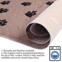AOSEN Tapis d'apprentissage réutilisables pour chiots, imprimés sur mesure, lavables et anti-fuites, avec support antidérapant, écologiques