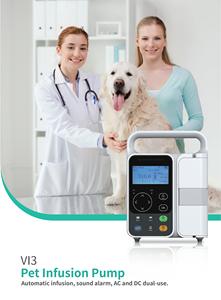 Nuovo modello di uso umano o pompa di infusione <span class=keywords><strong>veterinaria</strong></span> per animali domestici cliniche e ospedali per iniezione e gestione del fluido sanguigno - Product Image 3