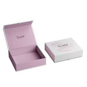 กล่องบรรจุภัณฑ์รูปทรงหนังสือ ดีไซน์หรูหรา คุณภาพสูง ย่อยสลายได้ ขนาดสั่งทำพิเศษ ฝาปิดแม่เหล็ก สำหรับชุดผลิตภัณฑ์ดูแลผิว - Product Image 4