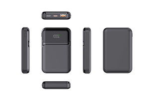 Batterie externe portable 10000 mAh avec câble détachable, écran LCD intelligent, cordon pour téléphone, charge rapide - Product Image 6