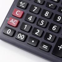 Calculatrice de bureau professionnelle 12 chiffres avec fonction de vérification de notes, idéale comme cadeau de bureau élégant
