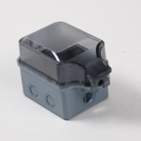 QHECO Boîtier de protection étanche IP66 pour interrupteurs et prises électriques extérieurs, Boîtier de charge, Boîtier étanche pour prise simple