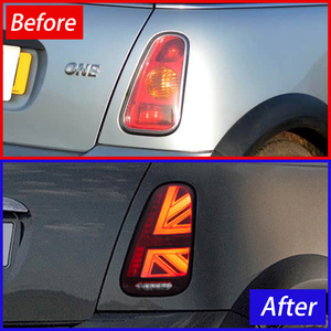 Montaje de luces traseras de coche para BMW <span class=keywords><strong>MINI</strong></span> R50 R52 R53 2001-2006 LED Auto Back Lamps Upgrade Dynamic Flashing Signal Light Accesorios - Product Image 3