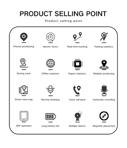 Pg11 GPS Tracker Chống-Mất Thiết Bị Vật Nuôi Người Cao Tuổi Thông Minh Xem Finder USB Sạc Không Dây Xe GPS Navigation - Product Image 6