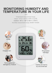 Termo igrometro digitale per camera esterna per uso domestico igrometro termometri per Baby Room Green House - Product Image 6