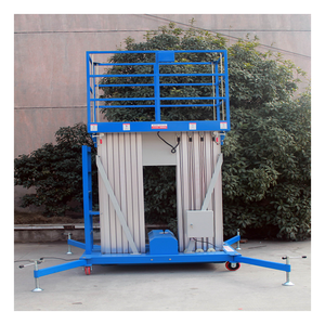 Échelle d'ascenseur <span class=keywords><strong>de</strong></span> mât d'alliage d'aluminium d'échafaudage <span class=keywords><strong>de</strong></span> double poteau <span class=keywords><strong>de</strong></span> levage électrique hydraulique <span class=keywords><strong>de</strong></span> vente chaude - Product Image 1