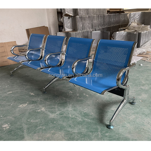 Chaise d'attente 4 places avec accoudoir central pour hôpital/banque/aéroport, chaises d'attente pour clinique - Product Image 2