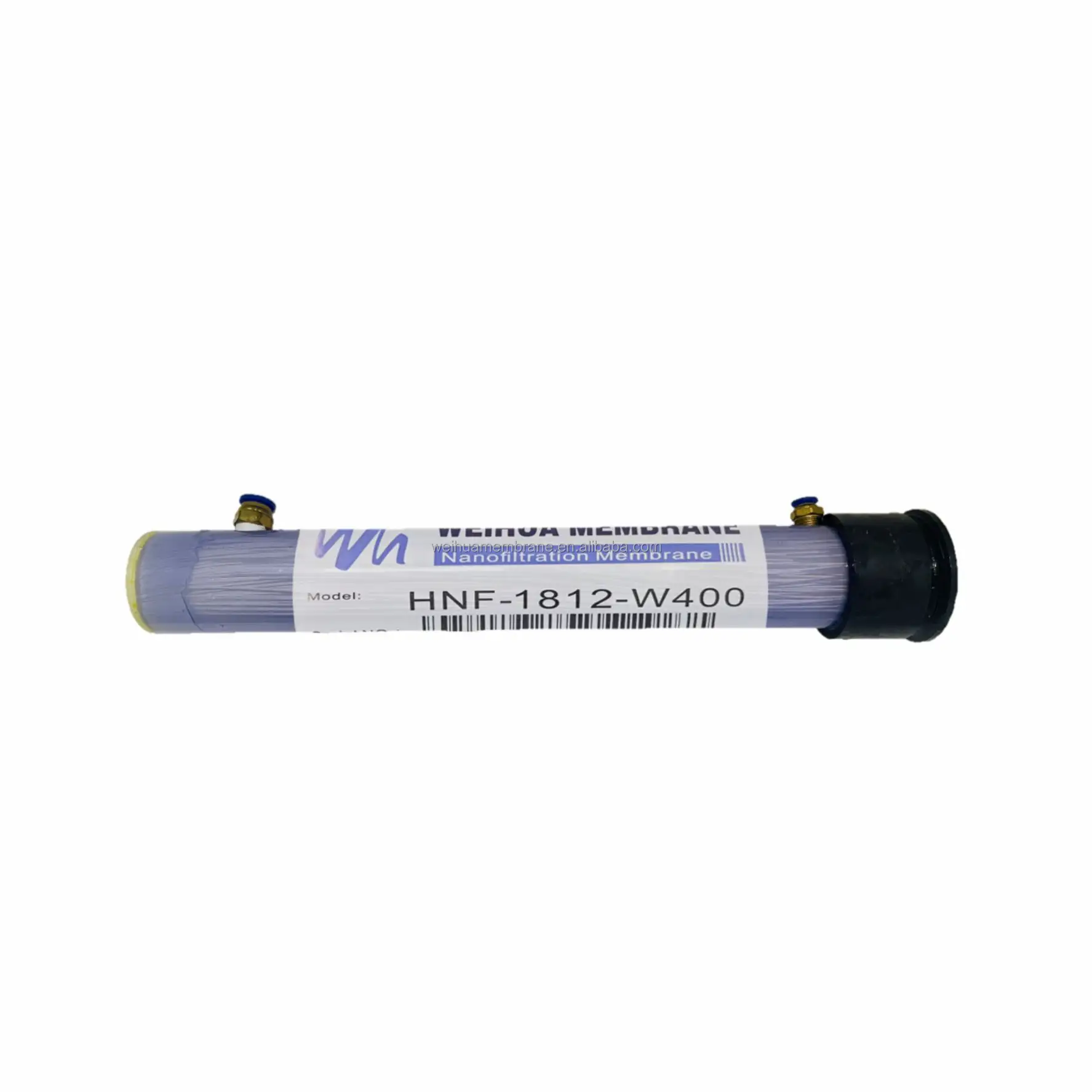 HNF-1812-W400 Hollow Fiber NF membran yüksek klor direnci tuzdan arındırma endüstriyel su arıtma