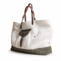 Sac fourre-tout en toile de coton épaisse, réutilisable, vente en gros, OEM, ODM, pour l'école et la publicité