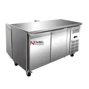 Newbel 2021 GN2100TN ประตูและลิ้นชักภายใต้เคาน์เตอร์ตารางด้านบนสแตนเลสสลัด Chiller