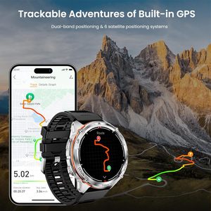 Unisex New Tank T3 Android Thông Minh Đồng Hồ Rugged Độ Bền IP68 Không Thấm Nước Cho Thể Thao Ngoài Trời Amoled Silicone Từ Tính - Product Image 2