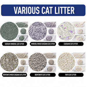 Arena Aglomerante para Gatos al por Mayor de Fábrica OEM/ODM |   Arena para Gatos Mixta de Sodio Mineral, Bentonita, Yuca y <span class=keywords><strong>Tofu</strong></span> - Product Image 3