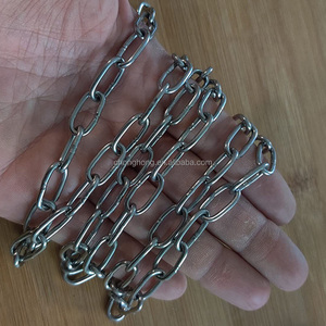 Chaîne à maillons soudés en acier inoxydable 304 robuste de 3/16 pouce, chaîne de suspension, chaîne de balançoire, chaîne métallique de haute qualité, <span class=keywords><strong>vente</strong></span> chaude usine - Product Image 5