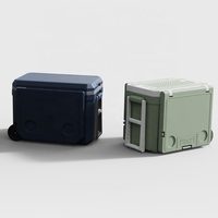 Glacière rigide rotomoulée LIHENG 35L-160L, glacière isotherme portable pour boissons, camping, pêche