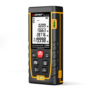 Sndway Promotion : Télémètre laser portable 4-en-1 avec niveau laser et portée de 50m pour la mesure d'ingénierie - Product Image 1