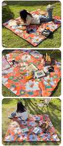 Wholesale Custom Logo Pocket <b>Picnic</b> Waterproof Foldable Outdoor Mat Ultra-Lightweight Compact Beach <b>Blanket</b> - Product Image 6