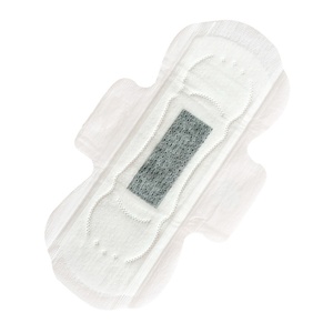 Toallas Sanitarias Desechables de Algodón Orgánico con Alas, Higiene Femenina, Transpirables, para Uso Nocturno, Venta al por Mayor, Súper Absorbentes - Product Image 4