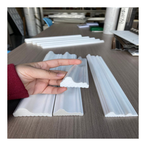 6Cm Hiện Đại Trắng <span class=keywords><strong>Polystyrene</strong></span> Đúc Trọng Lượng Nhẹ Cửa Vỏ Khung Với PVC Cho Khách Sạn Vật Liệu Nhựa - Product Image 3